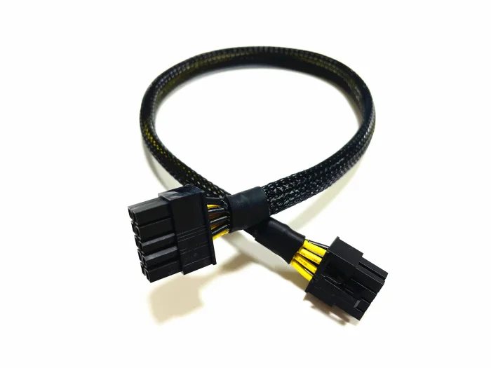 Psu 10pin Macho para 8pin Macho Pci-e Gpu Placa de Vídeo Cabo de Alimentação para Dell T5810 T5820 e K80 M40 M60 P40 P100 V100 A100 A40 Gpu - Imagem 2
