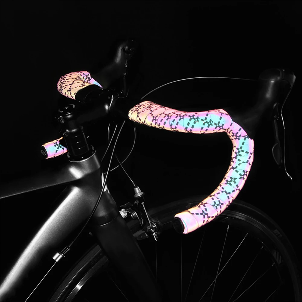 

CXWXC Bike Anti Slip Silicone Handlebar Tape Cycling Hand Grip Bar Wrap Cover Tools Replacement Bicycle Accessories