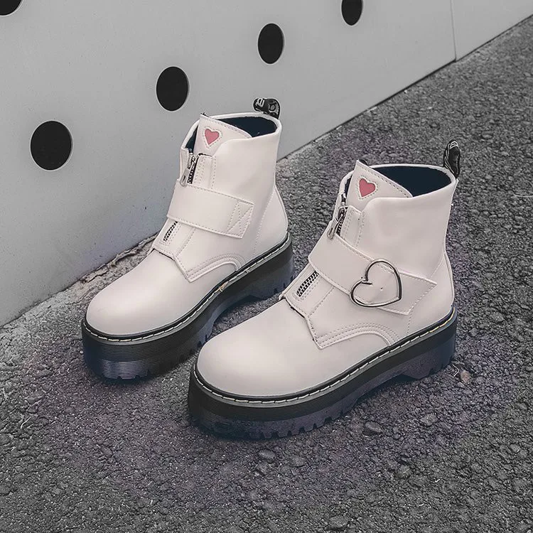 Ceny Moda zamek błyskawiczny płaskie buty kobieta szpilki platforma PU skórzane buty zasznurować kobiety buty botki dziewczyny 35 40