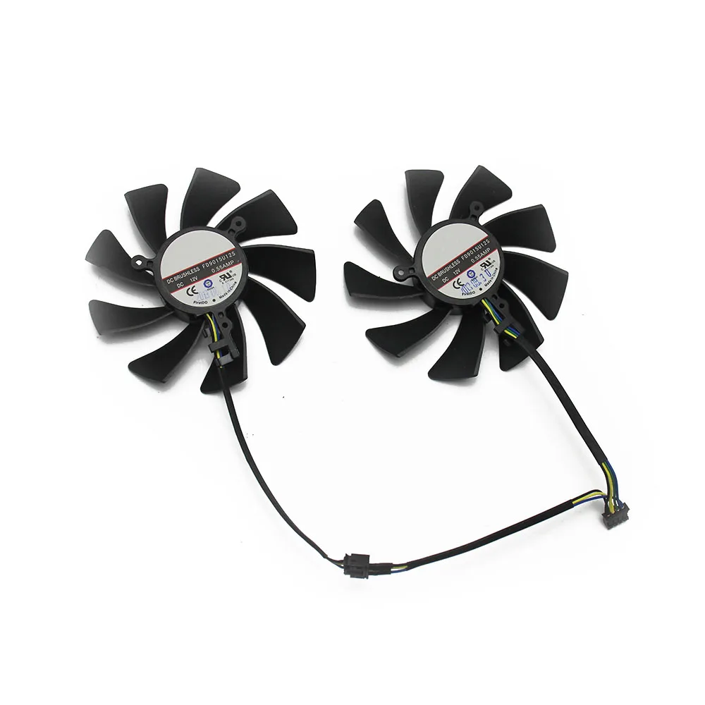 Для Sapphire XFX FX-797A/G XFX HD7950 HD7970 Vapor-X GHz Edition видеокарта вентилятор охлаждения FD9015U12S DC12V 0.55A