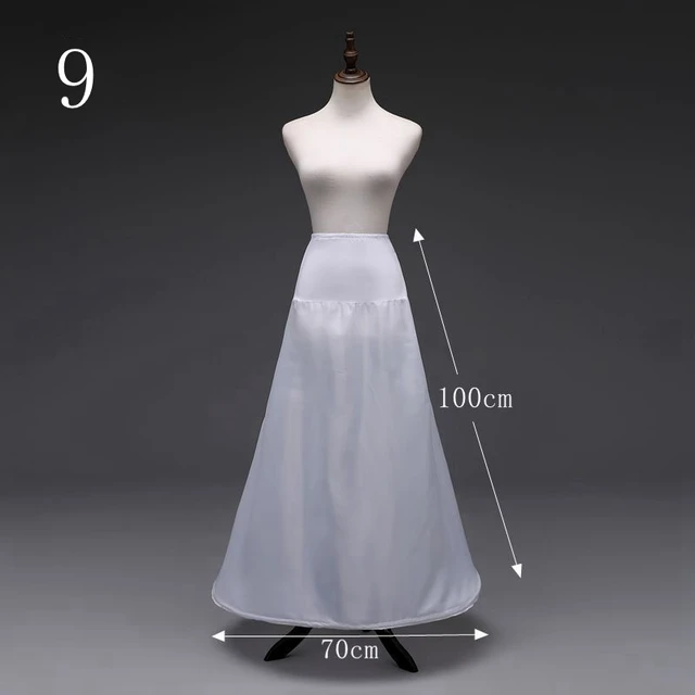 Hot Sell Many Styles  Bridal Wedding Petticoat Hoop Crinoline Prom Underskirt Fancy Skirt Slip 9