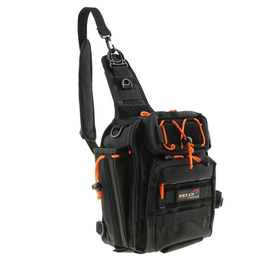 

Multifunctional Fishing Tackle Bag Waterproof 1200D Nylon Large Capacity Backpack