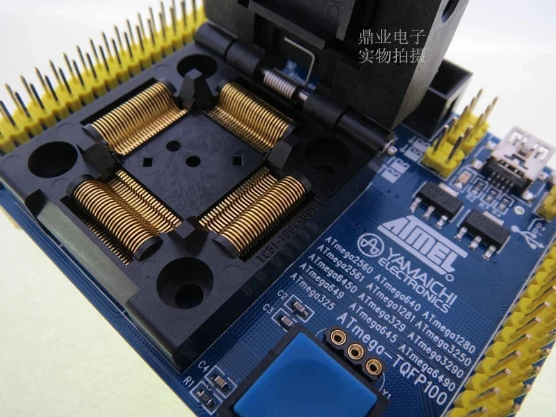 Original ATMEL IC Test Seat ATmega2560/1280/2561/3250/6450 Burning Programm Socket Adapte