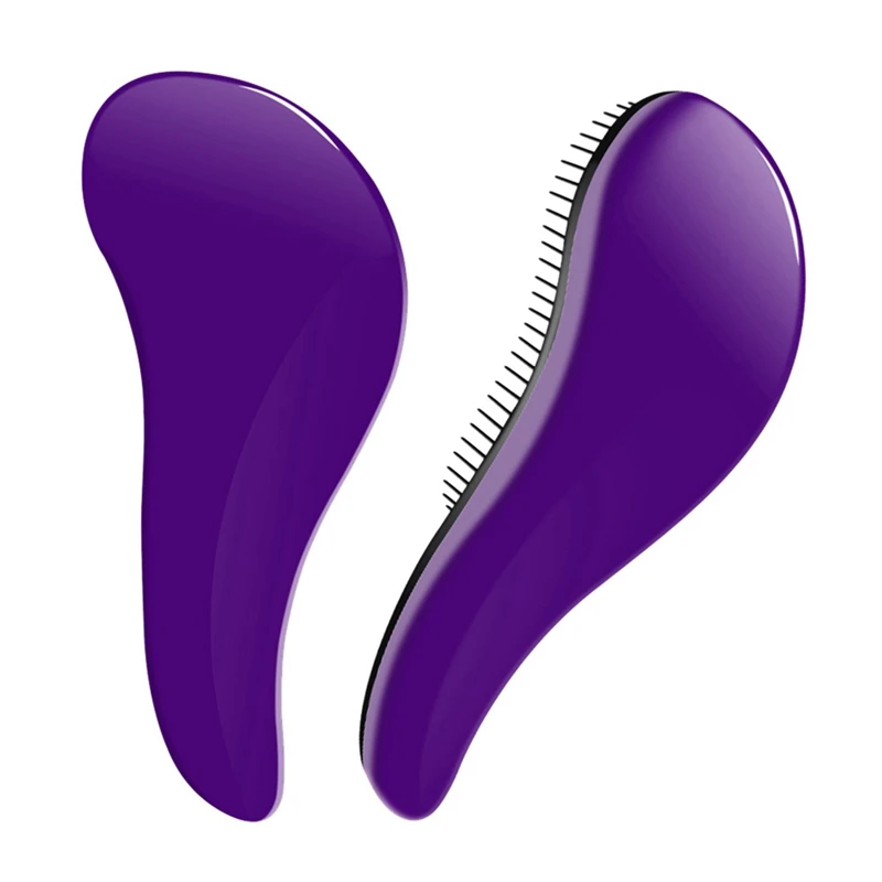 Фиолетовый Щетка для ухода за собаками, щетка для удаления волос, гребень для кошек собак, портативный инструмент для ухода за домашними животными, Массажная щетка - Цвет: Фиолетовый