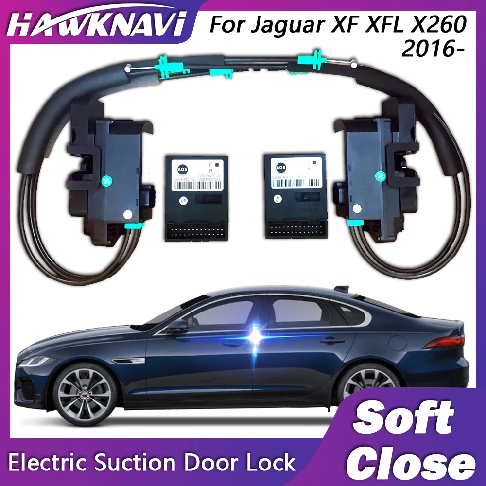 

Умный электрический дверной замок Suncion для Jaguar XF XFL X260 2016-автоматический мягкий закрытый супер тихий противоударный Автомобильный Дверной замок