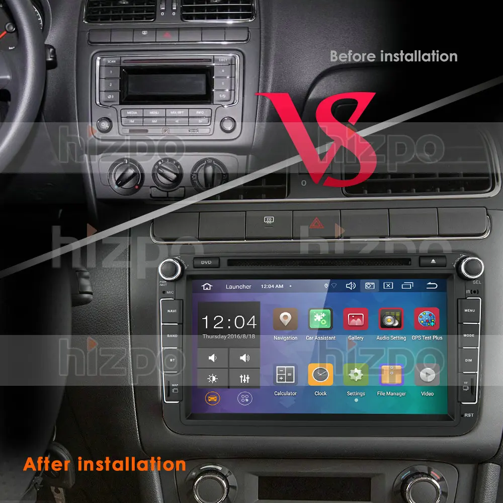 Android10.0 автомобильный мультимедийный плеер 2 Din автомобильный DVD для VW/Volkswagen/Golf/Polo/Tiguan/Passat/b7/b6/SEAT/leon/Skoda/Octavia RadioGPS