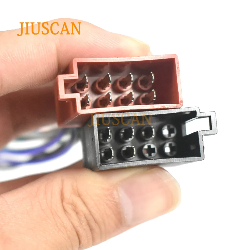JIUSCAN 12-117 ISO радио адаптер для MITSUBISHI(выберите модели) жгут проводов разъем свинцовый ткацкий станок кабель штекер Адаптер стерео