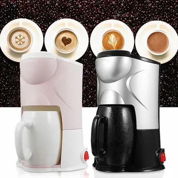 

220V Coffee Maker Drip Type Semi-automatic Machine Cafe Americano Espresso Cafe Household Cappuccino Latte Maker 300W