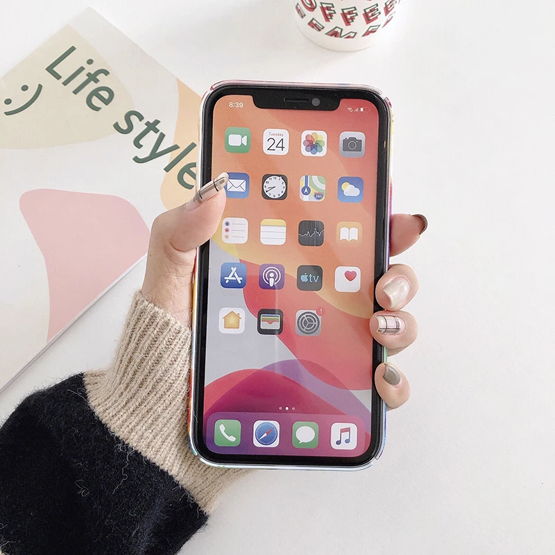 Красочный Жесткий ПК чехол для huawei P20 P30lite Mate20 30 Pro 20X Nova 3 3i 4 5 5i Honor 10lite 20i 20Pro V20 8X 9X Y9