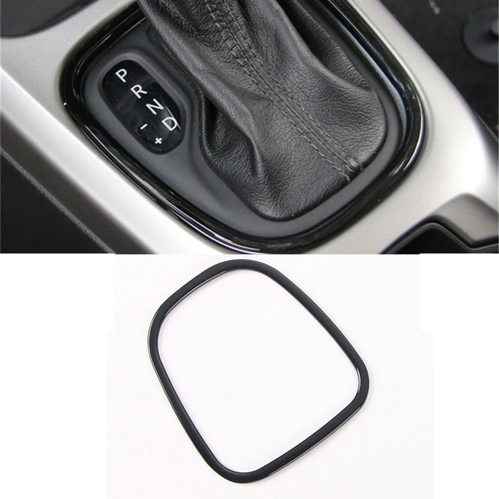 

For Jeep Compass 2017 2018 2019 2020 2021 Gear Shift Decoration Trim Stickers Car Interior Accessories ABS Red Black Styling