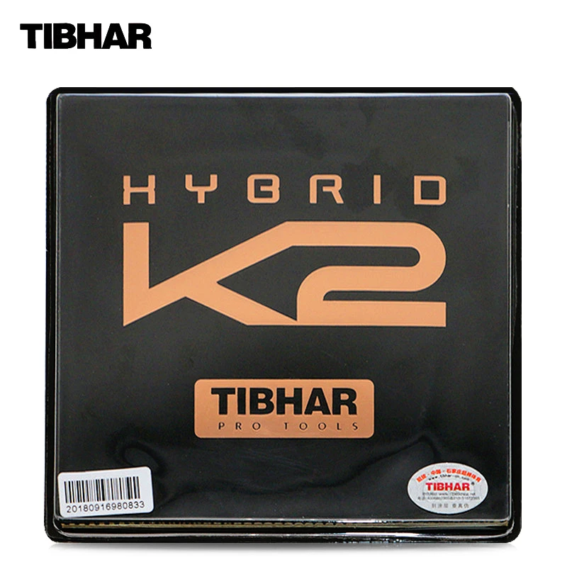 Резиновый липкий спиннинг TIBHAR HYBRID K2 для настольного тенниса сделано в Германии