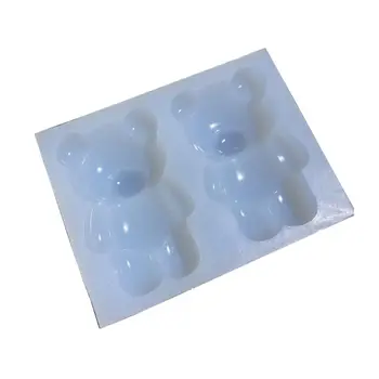 

Cute Bear Pendant Resin Casting Mold Animals Bear Keychain Resin Mold Jewelry Making Tools