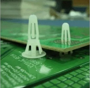 

12mm PCB Rivet supporter spacer rivet fastener plate distance spacing White Nylon clinch bolt blind standoff isolation column