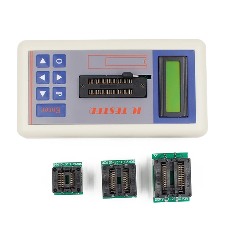Transistor Tester Integrated Circuit IC Tester Meter Maintenance Tester MOS PNP NPN Detector 3 3V 5