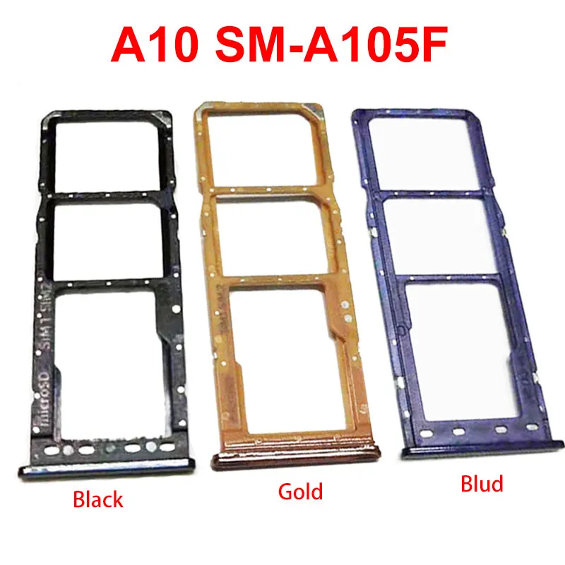 100 шт./лот sim-карты адаптер держателя слота аксессуары для samsung A10 SM-A105F A105 A105F