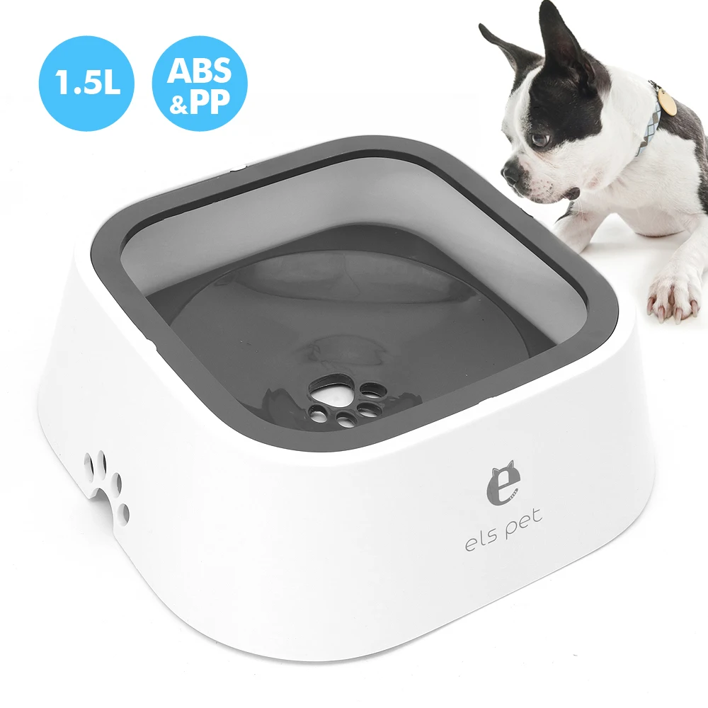 Dispenser Cat-Bowl Pet-Water-Fountain No-Spill-Water-Feeder Floating-Not-Wetting Portable