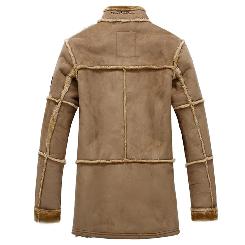 suede leather khaki 02