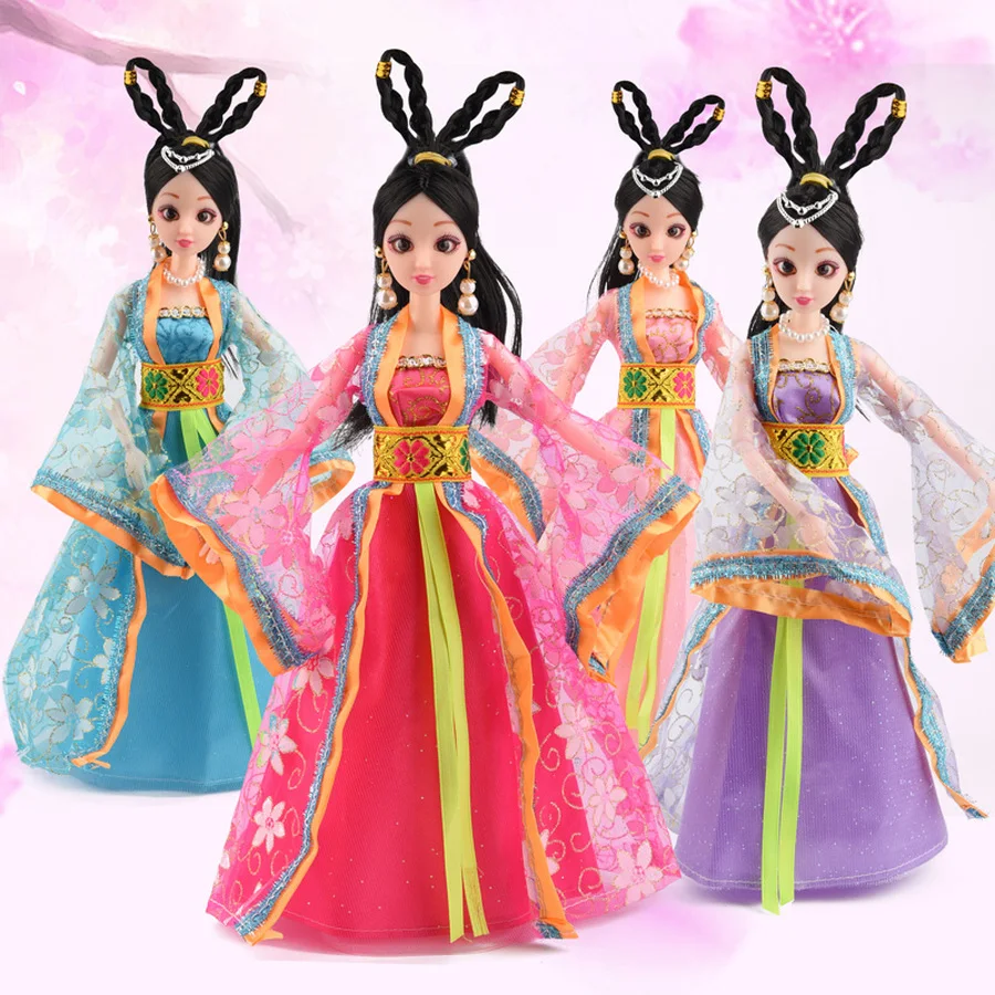 Детская кукла, игрушка для девочек, принцесса, кукла, модель 30 см, Китайская древняя принцесса, куклы с подвижными суставами, подвижный