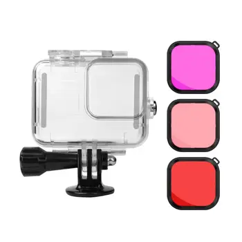 

1Set 60m Waterproof Housing Case Diving Filter Floating Bar for Go-Pro Hero 8 E65A