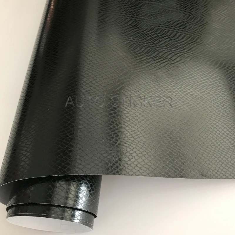 black snake skin vinyl car sticker 1