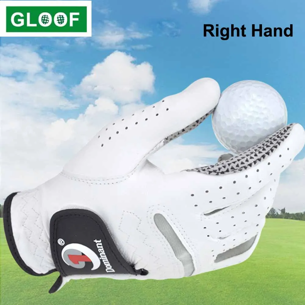 1pcs Golf Gloves For Men Leather Men Golf Gloves Breathable Nonslip