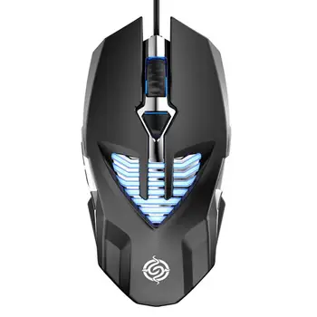 

DishyKooker Q1 Computer Mouse 6-key Metal Usb Desktop Notebook Mouse