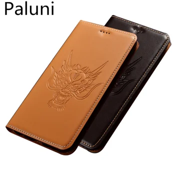 

Genuine leather phone case with card slot holder for OPPO Reno 2/OPPO Reno/OPPO Reno Z flip cover kickstand leather case funda