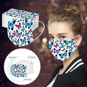 

50PC Personal Health Care Disposable face mask fashion Gezicht hypoallergeen masque jetable adulte Quick-drying Mascarillas