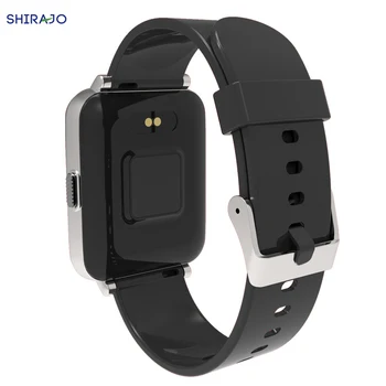 

SHIRAJO Smart Watch Men Women Full Touch Screen IP68 Waterproof Heart Rate Monitor Blood Pressure Smartwatch