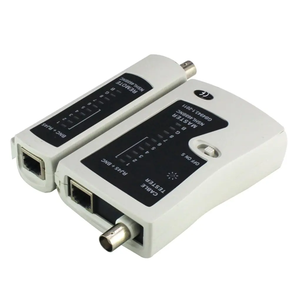 Herramienta de diagnóstico de NST-YG468B, Cable de red LAN portátil, Cable RJ45 BNC Tester de Cable de red, Detector de red, prueba remota