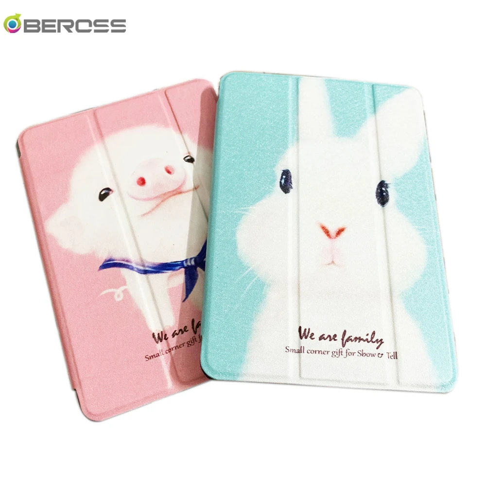 

AIBOULLY Lovely Cute Cartoon Cover Stand Kickstand Case for New iPad 2017 Full Shell Anti-Drop/Dust/Resistance for A1822 A1823