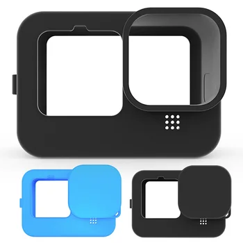 

for Gopro Hero 9 Black Soft Silicone Case for Go pro Hero 9 Silicone Protective Full Cover Shell Camera Accessories