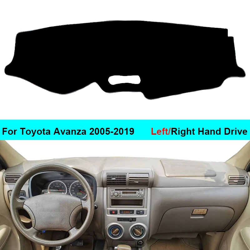 Двухслойная накидка для приборной панели автомобиля ковра Toyota Avanza 2005 - 2015 2016 2017 2018
