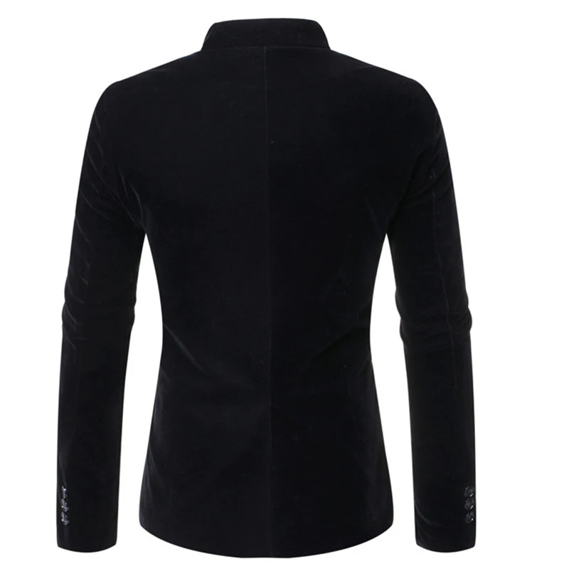Double Breasted Mens Blazers Long Sleeve Oblique Placket Designer Mens Apparel Business Male Clothing
