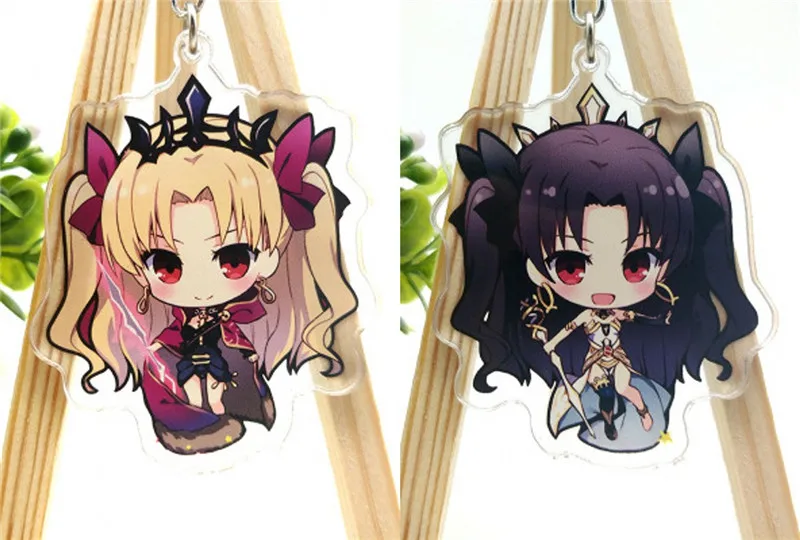 Аниме мультфильм Fate Grand Order FGO Ereshkigal акриловый брелок для ключей Хэллоуин косплей