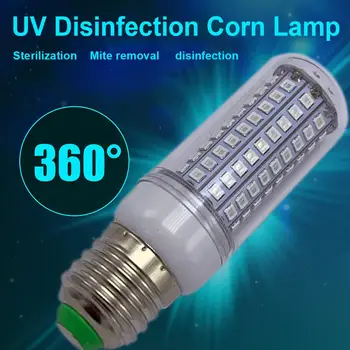 

E27 10W UVC Germicidal Lamp 110V / 220V UV Disinfection Corn Lamp Sterilization LED Light Corn Bulb for School Office Home