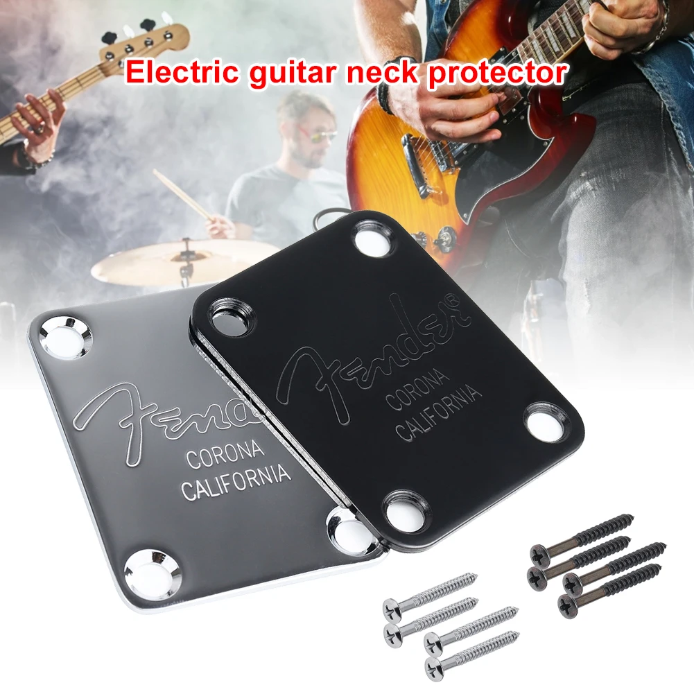 Электрическая гитара бас гриф пластина и винты для Strat Tele TL-хромированная или