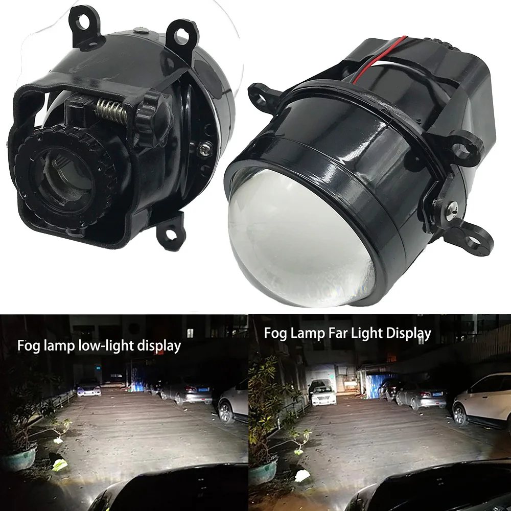 

Lens Fog Lamp Assembly Super Bright H11 35W LED 6000K Powerful External 90MM LED Fog Light For Focus MK2/3 Fusion Fiesta MK7
