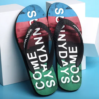 

Flip Flops High Quality 2020 Summer Men Beach Sandals Non-slide Male Slippers Anti-slip Casual Shoes For Men Zapatos Hombre