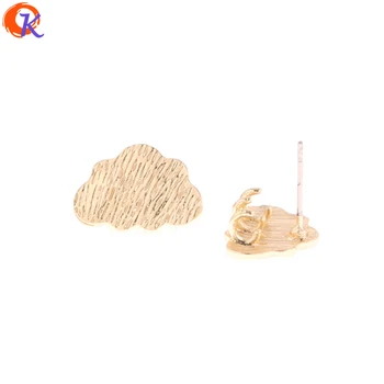

Cordial Design 50Pcs 12*17MM Jewelry Accessories/Earrings Stud Parts/Hand Made/Cloud Shape/DIY Jewelry Making/Earring Findings