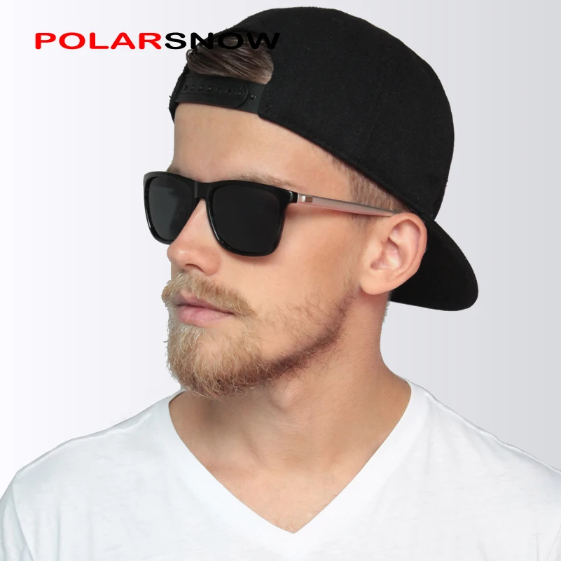 POLARSNOW, алюминий+ TR90, солнцезащитные очки для мужчин, поляризационные, фирменный дизайн, очки для женщин/мужчин, винтажные очки для вождения, солнцезащитные очки