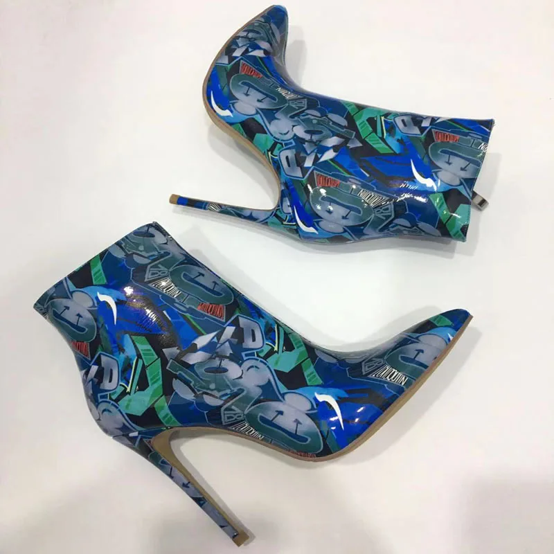 Bota Feminina/женские ботинки на высоком каблуке; Botas Mujer; коллекция года; женская кожаная обувь; женские осенние ботильоны; Zapatos De Mujer