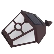 Солнечный светильник s для стены, крыльца, сада, забора, дорожки, дорожки; солнечные открытый патио палубные Дворовые лампы, светильник с датчиком автоматического включения/выключения B