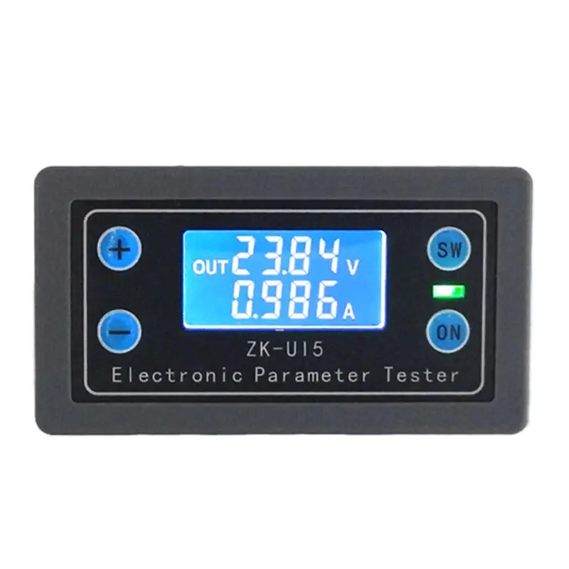 

DC5-38V Multifunction Voltmeter Ammeter Electronic Load Battery Monitor Tester