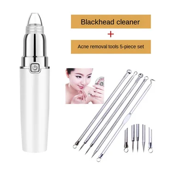 

Blackhead Remover Face Deep Nose Cleaner T Zone Pore Acne Pimple Removal Vacuum Suction Facial Diamond Beauty Clean Skin Tool