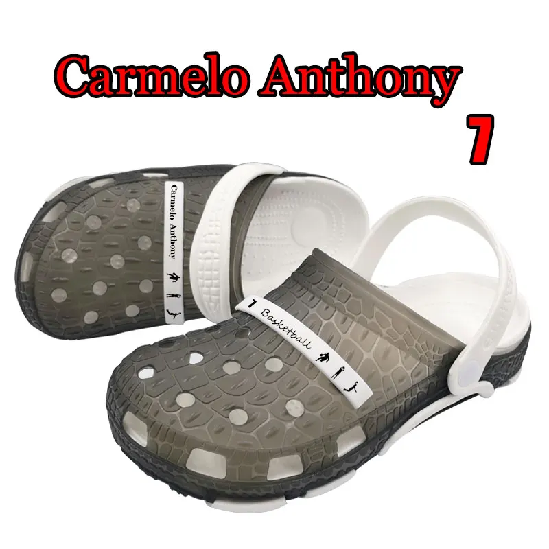 Carmelo Anthony/7 массажные тапочки Adidase Crocse мужская повседневная обувь Sapato Masculino Zapatos De