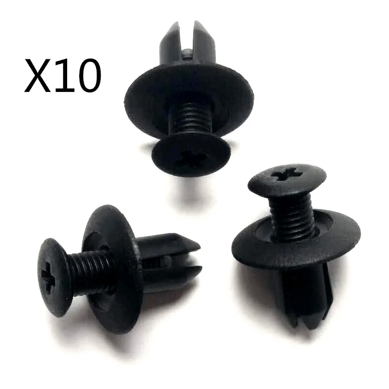 

Зажимы отделки дверной панели для KIA HYUNDAI MAZDA FORD x10 BLACK