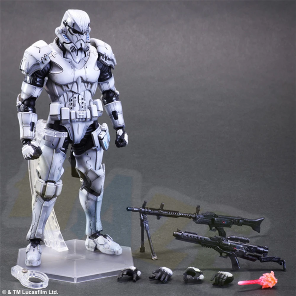 

Play Arts Kai Variant Star Wars STORMTROOPER Figure Statue Toy Collectable In Box 27cm