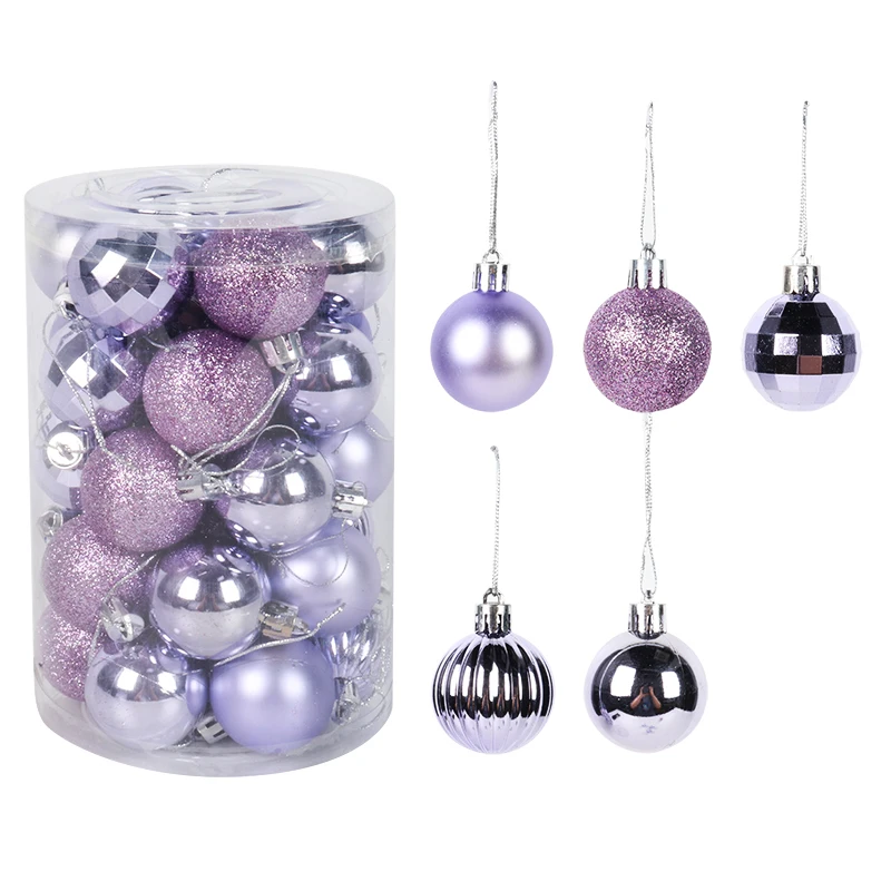 Assorted Color Christmas Balls Christmas Tree Ornaments Balls xmas decorations Hanging Tree Pendants New Year 2021 Gift Noel