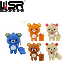 ^^Best Offers New bear rilakkuma style usb2.0 pen drive 32gb 64gb 128gb portable mini waterproof usb flash drive 4gb 8gb 16gb silicone gift ^^Best Offers New bear rilakkuma style usb2.0 pen drive 32gb 64gb 128gb portable mini waterproof usb flash drive 4gb 8gb 16gb silicone gift